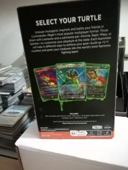 MtG Commander Deck "Turtle Power" Teenage Mutant Ninja Turtles Sealed Deck - Image 2