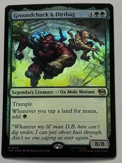 MTG TMNT Groundchuck & Dirtbag Legendary Creature RARE FOIL #0115 - Image 1