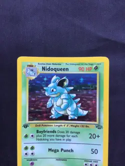 Pokemon Cards: Jungle 1st Edition Rare Holo: Nidoqueen 7/64 - Image 2