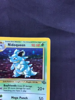 Pokemon Cards: Jungle 1st Edition Rare Holo: Nidoqueen 7/64 - Image 4