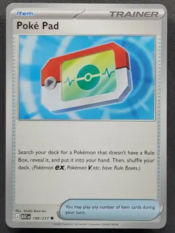 2x Poke Pad 198/217 Common Ascended Heroes Pokemon TCG - Image 2