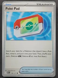 2x Poke Pad 198/217 Common Ascended Heroes Pokemon TCG - Image 4