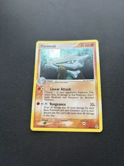 Pokemon Card Fire Red & Leaf Green Holo Marowak 7/112 TCG - Image 2