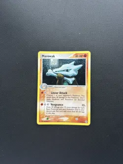 Pokemon Card Fire Red & Leaf Green Holo Marowak 7/112 TCG - Image 3