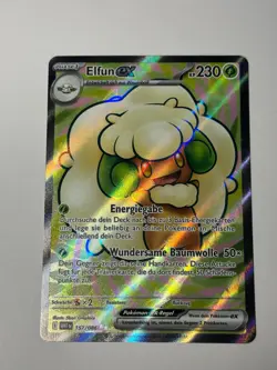 Pokemon Elfun ex 157/086 Weisse Flammen Deutsch NM - Image 1