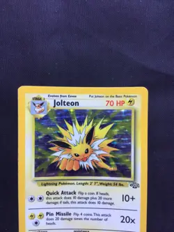 Pokemon Cards: Jungle Rare Holo: Jolteon 4/64 - Image 2