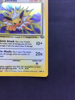 Pokemon Cards: Jungle Rare Holo: Jolteon 4/64 - Image 5