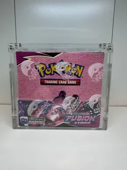 Pokemon Sword & Shield Fusion Strike Sealed Booster Box With Acrylic Case - Image 1