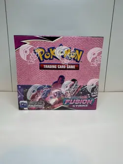 Pokemon Sword & Shield Fusion Strike Sealed Booster Box With Acrylic Case - Image 2