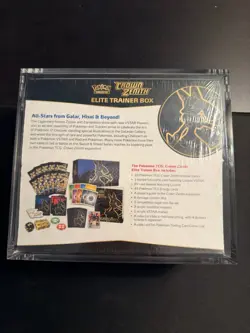 Pokemon TCG Crown Zenith Elite Trainer Box New Sealed With Acrylic Case - Image 3
