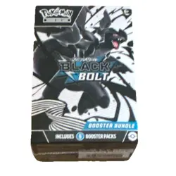 Pokemon Black Bolt Booster Bundle Box 6 Booster Packs - Image 1