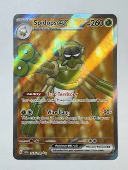 Pokemon TCG - Spidops ex - Scarlet & Violet Base Set 223/198 Full Art Holo - Image 1