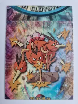 2000 Topps (Blue Label) Pokemon TV #85 Dodrio Rainbow foil ERROR Miscut - Image 1