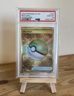 🔥 PSA 10 Nest Ball 255/198 Gold Hyper Rare Pokemon SV1 Scarlet & Violet 🔥 - Image 1
