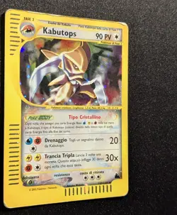 Pokemon SKYRIDGE - #150/144 Kabutops Crystal - Holo - ITALIANO - SWIRL - Image 5