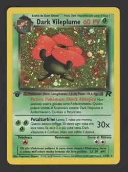 Dark Vileplume Holo Team Rocket 1a Edizione 13/82 ITA - Carta Pokemon Rara - Image 1