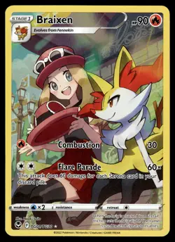 Braixen TG01/TG30 SWSH12: Silver Tempest Trainer Gallery Pokemon - Image 1