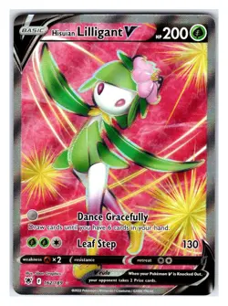 Pokemon TCG - Hisuian Lilligant V (Full Art) - SWSH10: Astral Radiance 162/189 U - Image 1