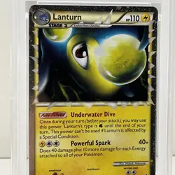 Pokemon Lanturn Holo #86 (2010) Unleashed PSA 7 - Image 3