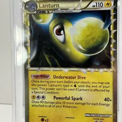 Pokemon Lanturn Holo #86 (2010) Unleashed PSA 7 - Image 4