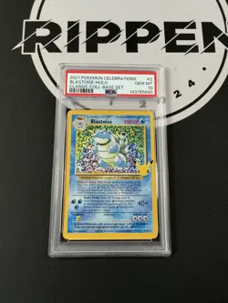 Blastoise Holo PSA 10 Pokemon Celebrations Classic Collection 2/102 - Image 3