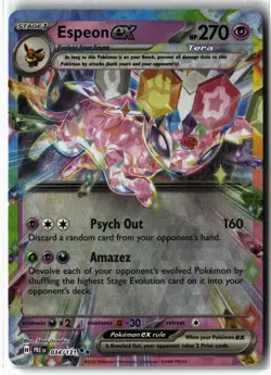 Espeon ex ⭐ 034/131 Holo Double Rare Prismatic Evolutions 2025 Pokemon NM - Image 1