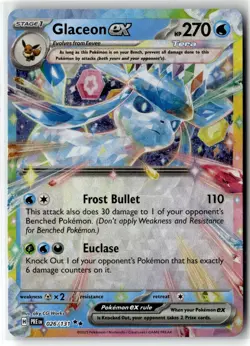 Glaceon ex ⭐ 026/131 Holo Double Rare Prismatic Evolutions 2025 Pokemon NM - Image 1