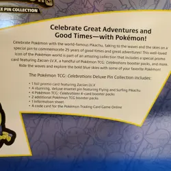 Pokemon Celebrations 25th Anniversary Deluxe Pin Collection Box Zacian SEALED - Image 3