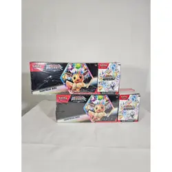 TCG Collectible Pokemon Prismatic Evolutions Surprise Box Booster Bundle Set New - Image 1