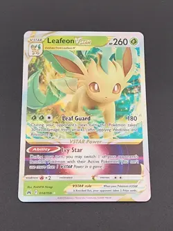 Leafeon VSTAR Holo Ultra Rare Pokemon Sword & Shield: Crown Zenith 014/159 A - Image 4
