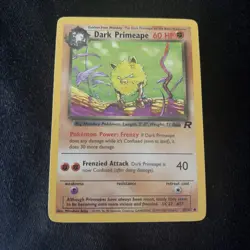 Pokemon TCG Dark Primeape Team Rocket Set 43/82 n mint combined postage - Image 1