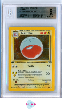 LEKTROBAL POKEMON 2 2000 JUNGLE HOLO DEUTSCH BECKETT 9 - Image 1