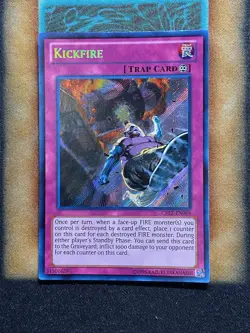 Yugioh Kickfire CBLZ-EN089 Secret Rare NM - Image 1