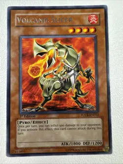 Volcanic Slicer - LP FOTB-EN012 Force of the Breaker 1st Edition Rare - Image 1