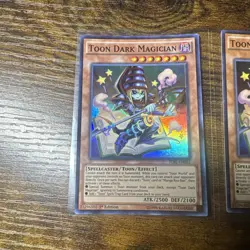 Yugioh Toon Dark Magician TDIL-EN032 Super Rare - NM 💎 X2 - Image 2
