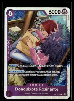 2025 Royal Blood Donquixote Rosinante Character / Purple/Navy/Donquixote Pirates - Image 1