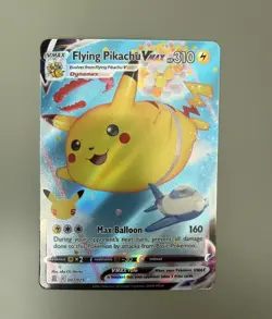 Pokemon TCG Flying Pikachu VMAX Holo Ultra Rare Card Celebrations 007/025 NM - Image 1