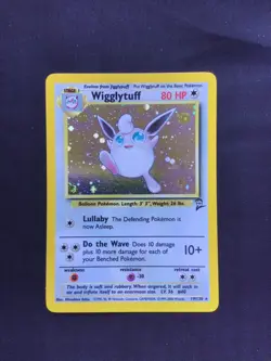 Pokemon Cards: Base Set 2 Rare Holo: Wiiglytuff 19/130 - Image 1