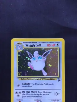 Pokemon Cards: Base Set 2 Rare Holo: Wiiglytuff 19/130 - Image 2