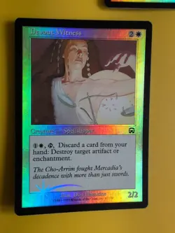 Devout Witness x3 Spellshaper Mercadian Masques. FOIL. Magic the Gathering Card. - Image 3