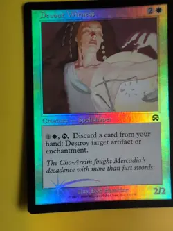 Devout Witness x3 Spellshaper Mercadian Masques. FOIL. Magic the Gathering Card. - Image 5