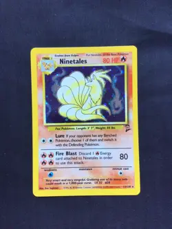 Pokemon Cards: Base Set 2 Rare Holo: Ninetales 13/130 - Image 1
