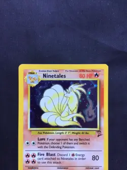 Pokemon Cards: Base Set 2 Rare Holo: Ninetales 13/130 - Image 2