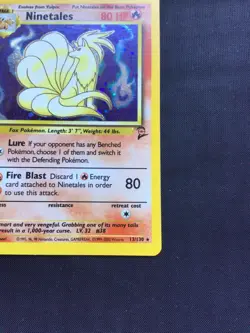 Pokemon Cards: Base Set 2 Rare Holo: Ninetales 13/130 - Image 5