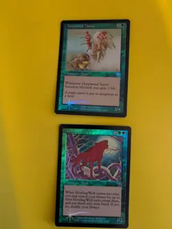 Deepwood Tantiv & Howling Wolf Mercadian Masques. FOIL. Magic the Gathering Card - Image 1