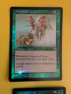 Deepwood Tantiv & Howling Wolf Mercadian Masques. FOIL. Magic the Gathering Card - Image 5