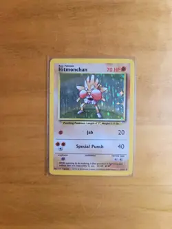Hitmonchan 007/102 Base Set Holo 1999 Rare Vintage Pokemon Card - Image 1