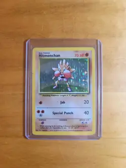 Hitmonchan 007/102 Base Set Holo 1999 Rare Vintage Pokemon Card - Image 3