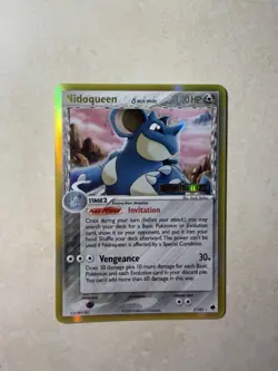 Pokemon Nidoqueen TCG Delta Species EX Dragon Frontiers Card 7/101 Reverse Holo - Image 1