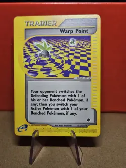 Pokemon Expedition 152/165 Warp Point Card - Image 1